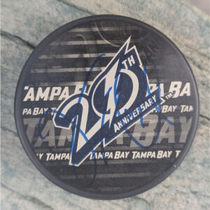 Vincent Lecavalier Signed Tampa Bay Lightning Hockey Puck